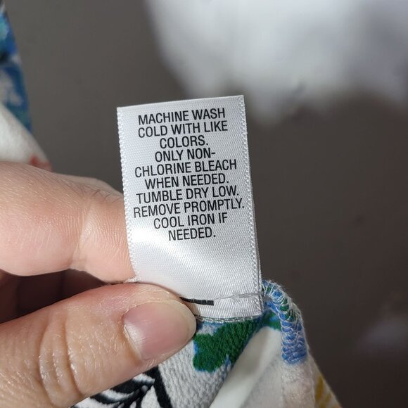 Candie's Juniors Multicolor Floral Chevron Tank Top Size Large Boho Fairy Summer - Picture 6 of 8